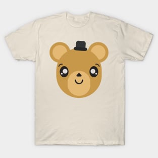 Cute Bear Cub With Hat T-Shirt